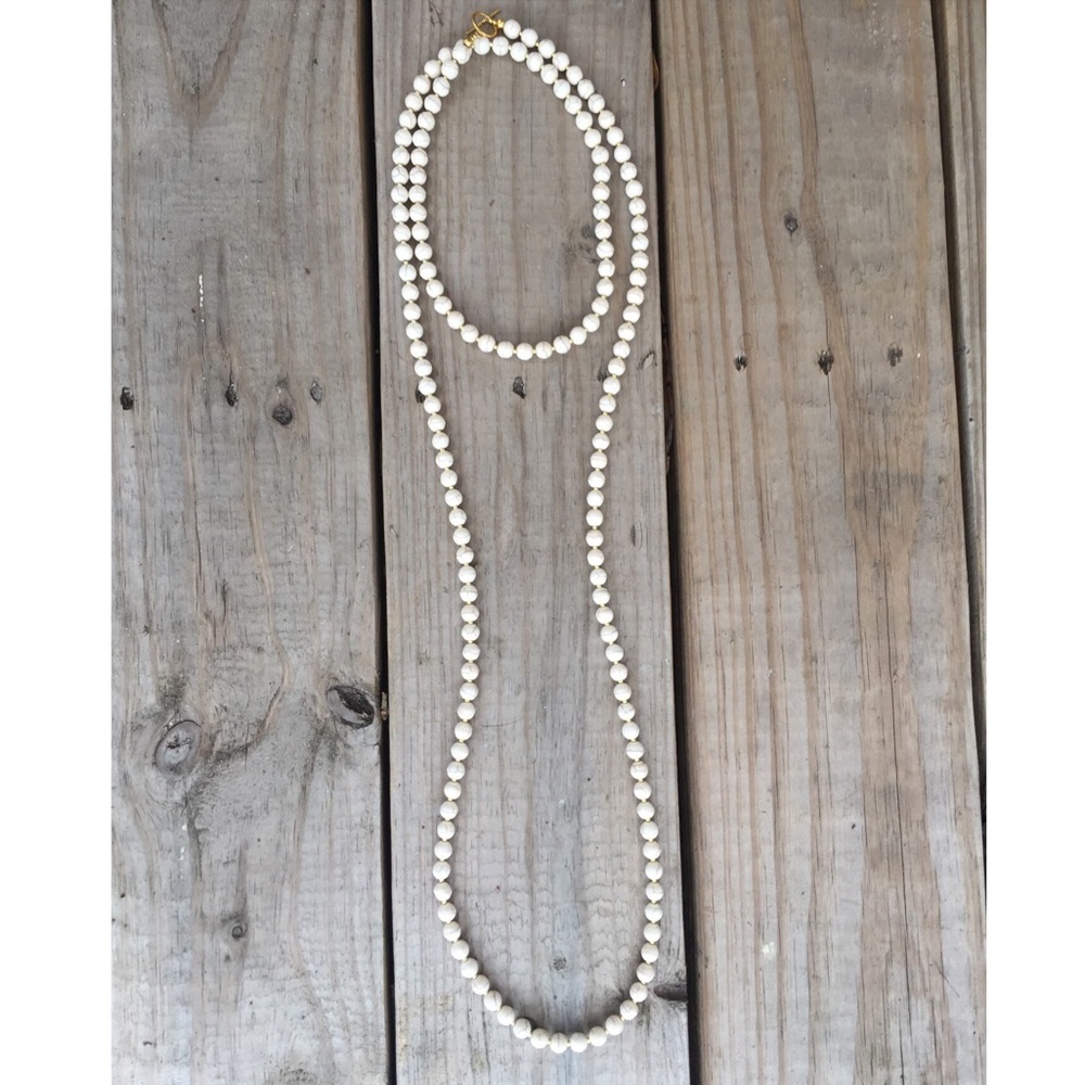 Cream Wrap Necklace